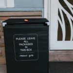 A Mysterious Black Drop Box To Deposit All Packages